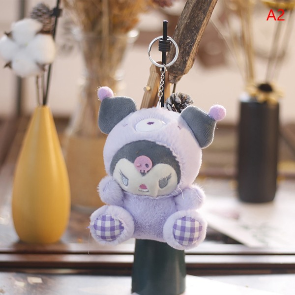 Pehmoavaimenperänukke Sanrio Melody Kuromi Jade Gui Dog Backp:lle - varastossa A