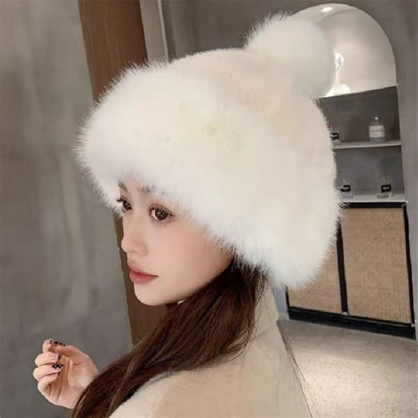Plyschhatt Beanie Hattar GRÅ - high quality grey