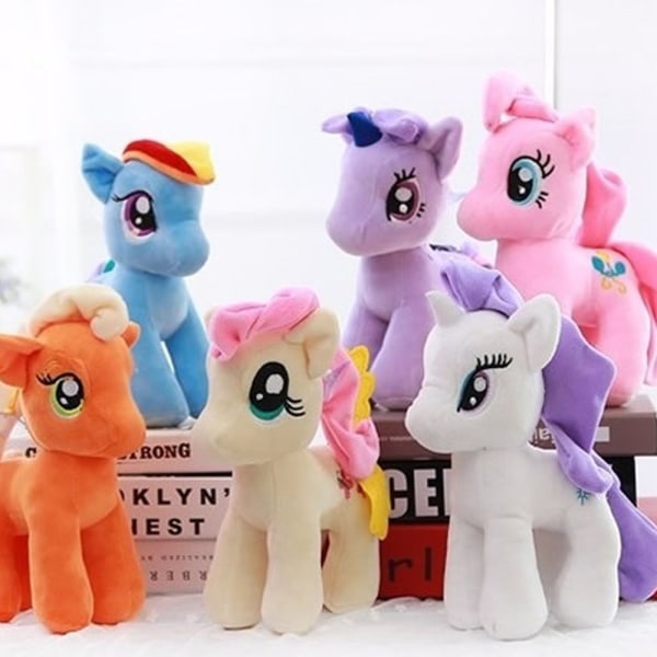 25cm My Little Pony Unicorn Toys BLUE - spot ale blue