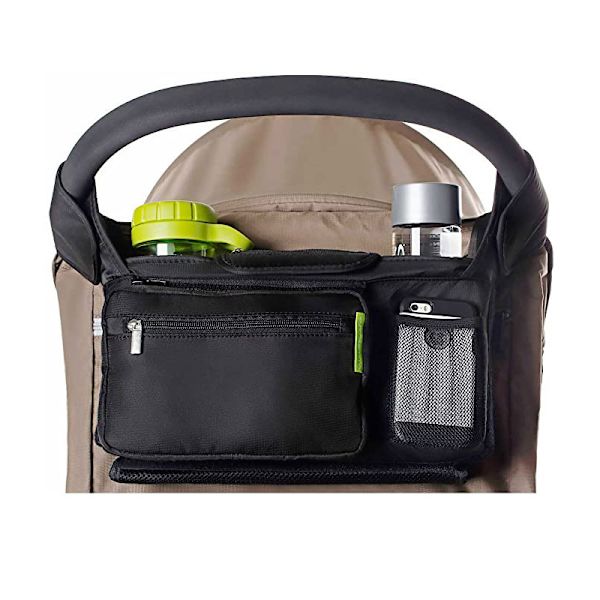 Universal Barnvagn Organizer med 2 isolerade mugghållare - on stock