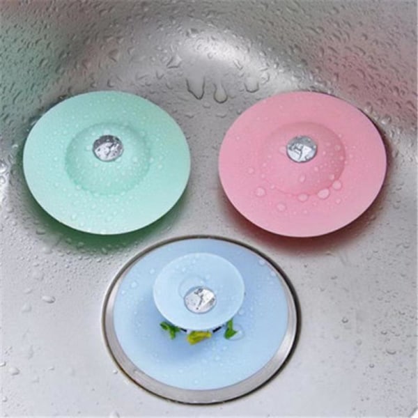 Diskbänk Filter Duschavlopp Hårskydd Universal - stock Blue