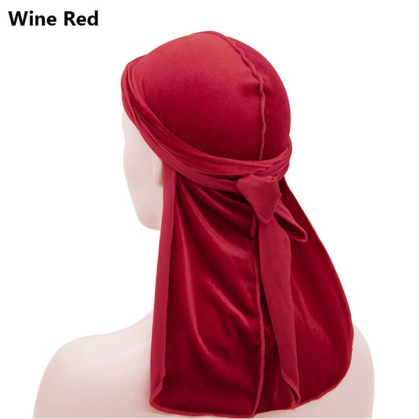1st Durags Kepsar Bandana Hat VIN RÖD - high quality wine red