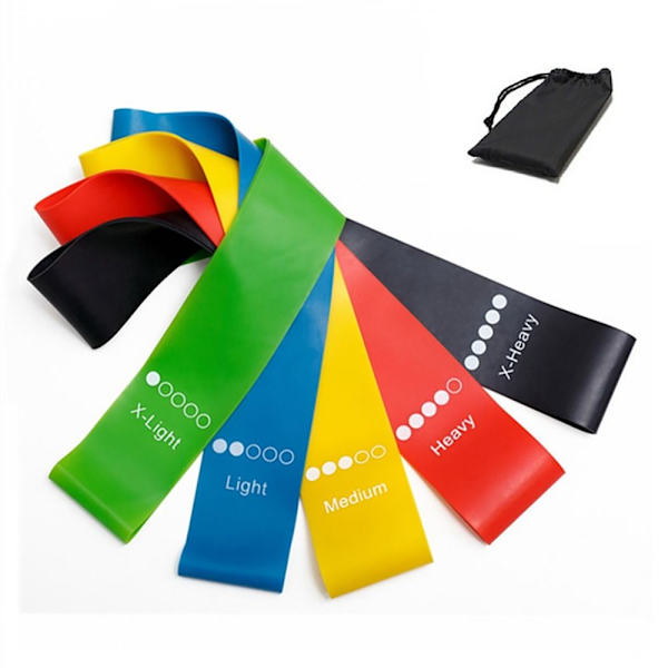Resistance Bands Fitness MED VÄSKA With a bag - high quality With a bag