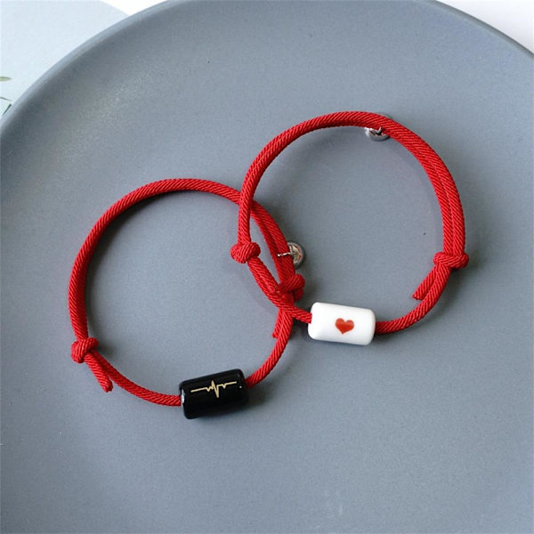 Couple Rannekoru Magnet Rannekoru MUSTA - korkea laatu