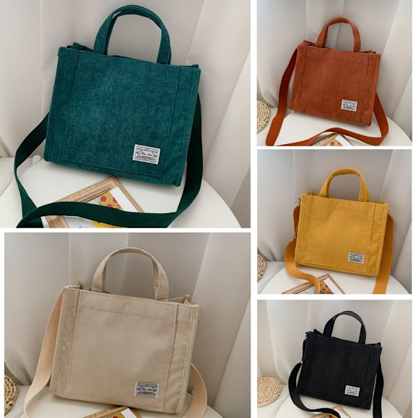 Dragkedja Axelväska Messenger Bags GUL - high quality yellow
