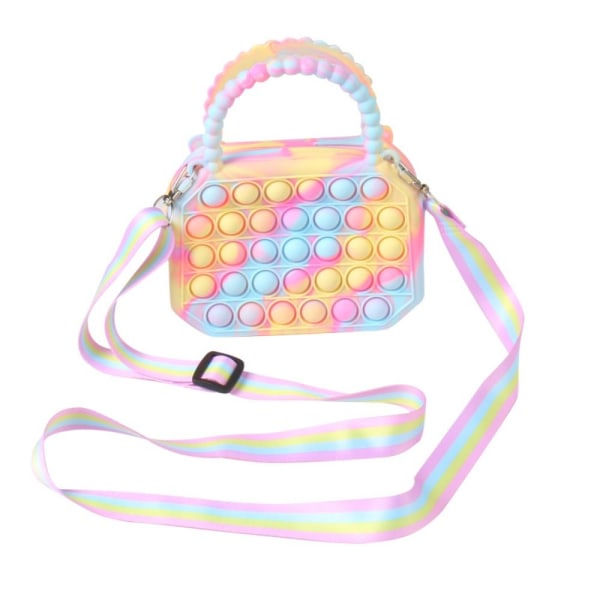 Pop It Purse Silikoni Lelut Push Bubble Coin Pouch - spot-ale