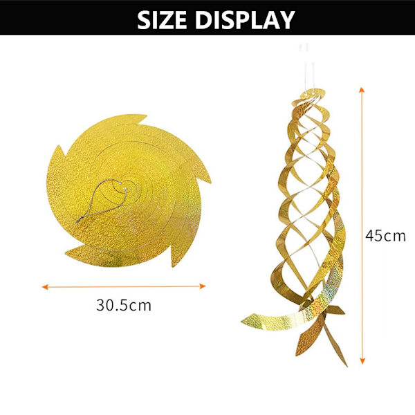 Wind Spinner Scarecrow SILVER - varastossa Silver