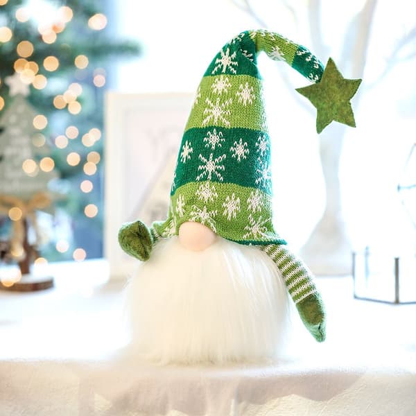 Juldocka Plyschleksak GRÅ - on stock
