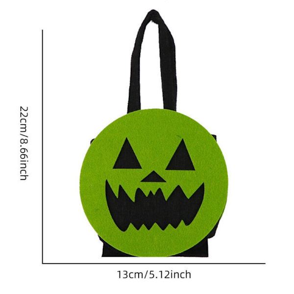 Karkkilaukku Halloween huopakassi - spot-ale 4