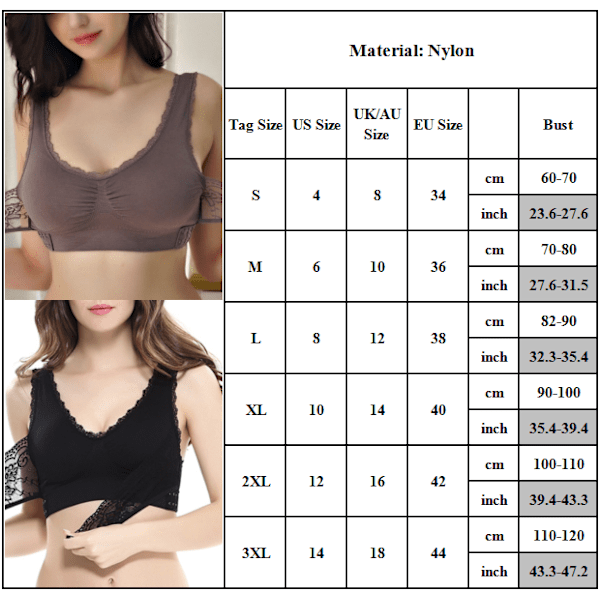 Naisten Naisten Jooga Urheilu Sleep Comfort Liiviliivit Full Cup Top - spot-ale Apricot L