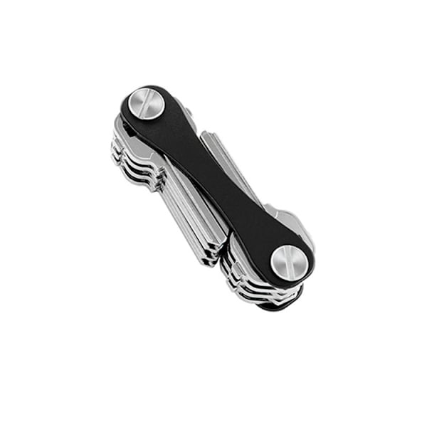 Compact Key Organizer (2-12 nycklar) (svart) - stock