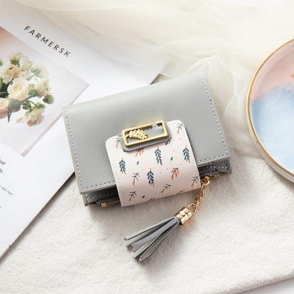 Dam Plånbok Clutch Bag GRÅ - high quality Grey