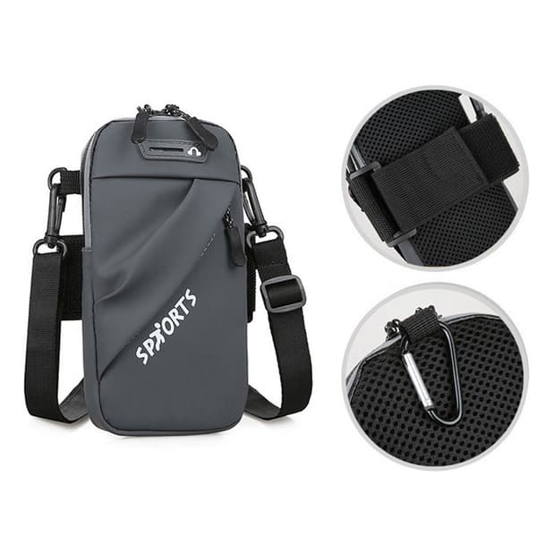 Axelväska Mini Crossbody Väskor Telefonhållare GRÅ - high quality grey