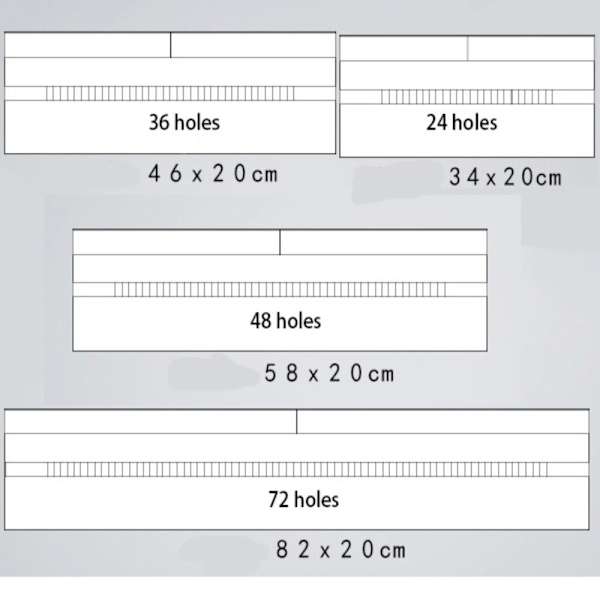Case Pencil Case Box 72 HOLES - varastossa 72 holes