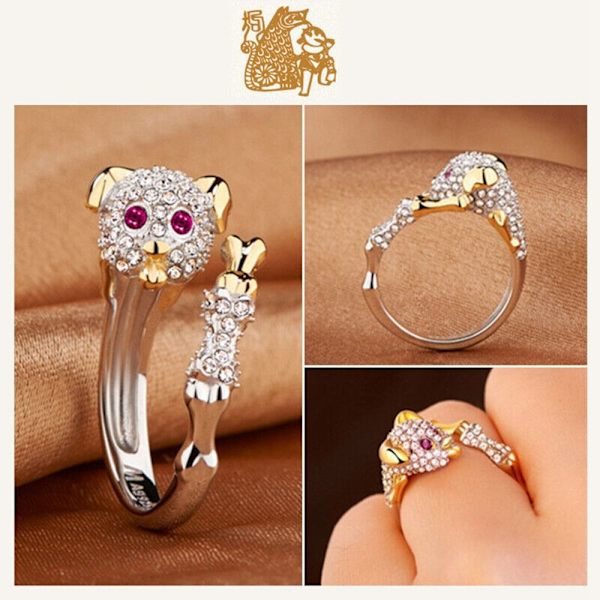 2ST Djurdiamantringar Ledring STIL 10 - high quality Style 10