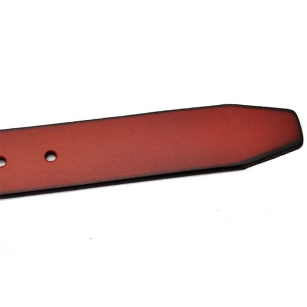 Aitoa nahkaa oleva vyö ilman solkea Vyö MUSTA 120cm - varastossa black 120cm