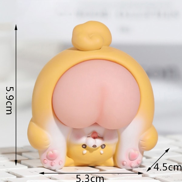 Animal Soft Butt Ass Soft Sticky e Ornament Gift - spot-myynti 1#