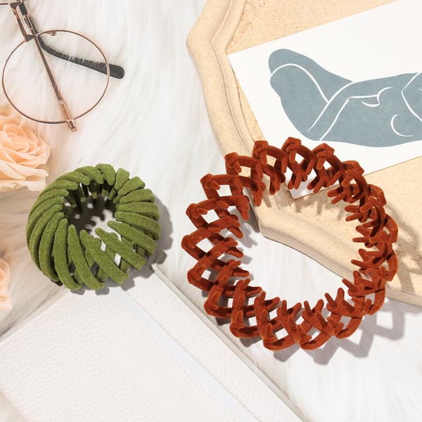 Headpieces Ponytail Hairpin CAMEL RED - varastossa