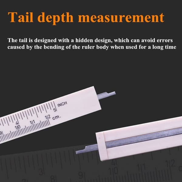 4 kpl Mini Caliper Vernier Caliper Double Scale - varastossa