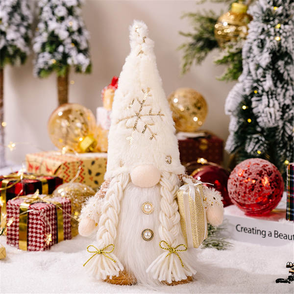 Christmas Xmas Gnomes Gonk med lätta presenter Hem Desktop Decor - on stock 2