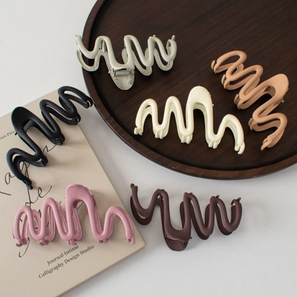 Alloy Hair Crab Hiusklipsi MUSTA - korkea laatu black
