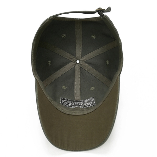 Amerikansk Flaggarmé Baseball Hattar för Män Utomhus Casual Cap - stock Army Green