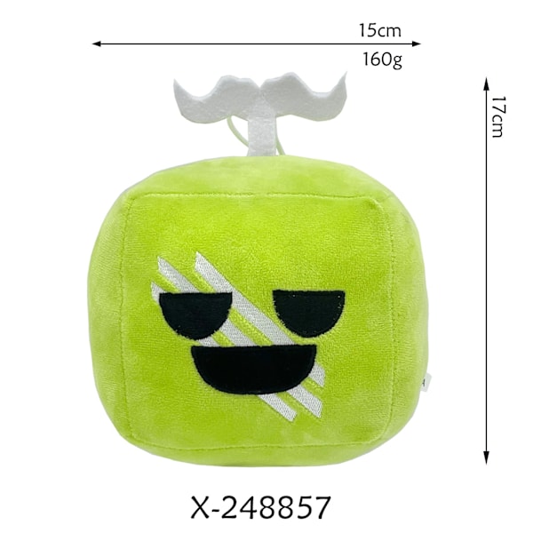 bloxfruits Spel docka Demon Frukt Leopardtryck Jordbävning Räv Box Barn Gåva Grön låda Green box