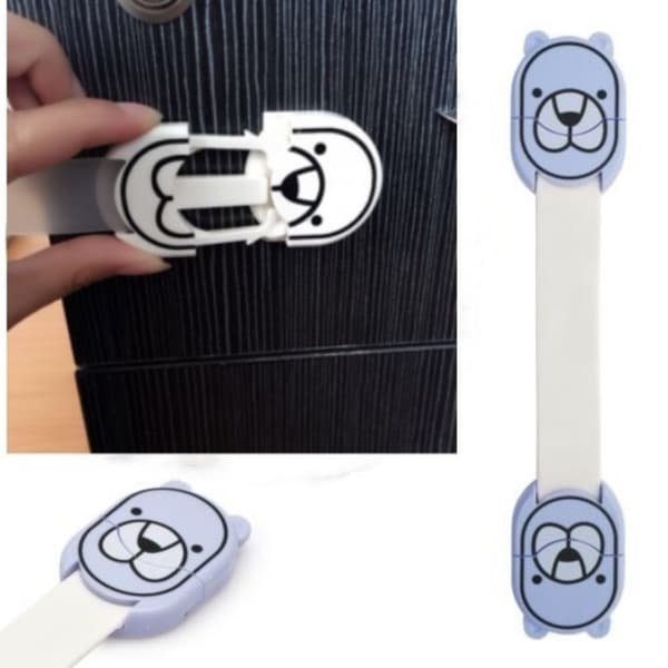 10x Säkerhetslås Skåplås VIT - on stock white