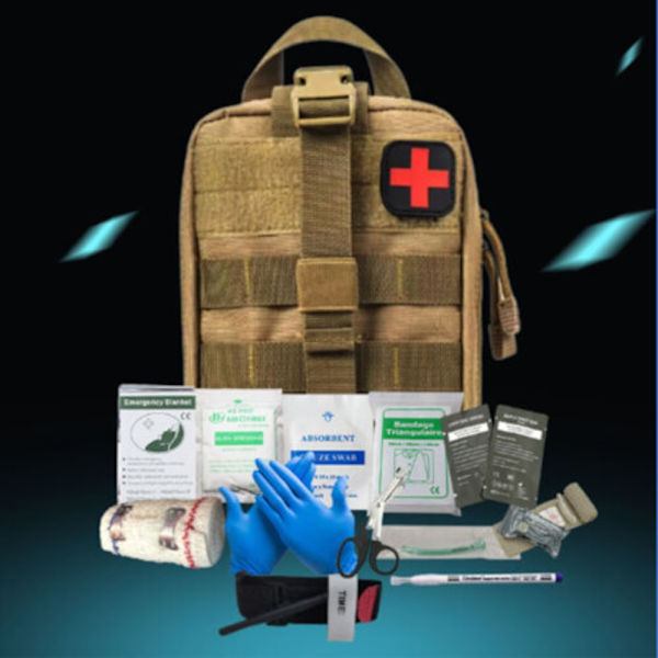 Tactical Bag Survival Pouch KAMOUFLAGE - on stock camouflage