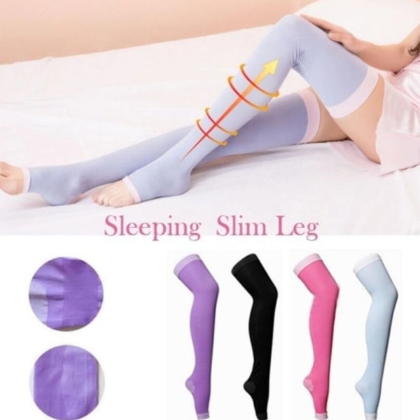 1 Par Slimming Strumpor Slim Legging LILA - spot sales purple