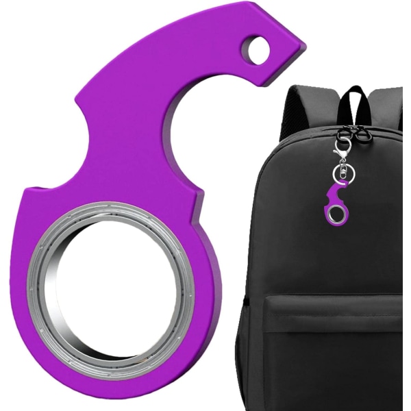 Nyckelring Spinner Fidget Ring Toy, Key Spinner, Spinning Keychain, - on stock color3