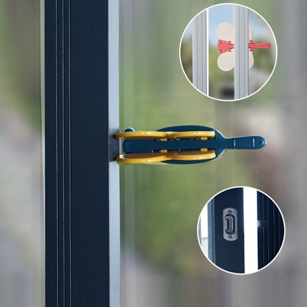 3kpl Baby Door ikkunanrajoitin KELTAINEN - korkea laatu Yellow