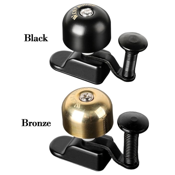 Cykelcykelstyre Safety Bike Bell BRONS - high quality Bronze