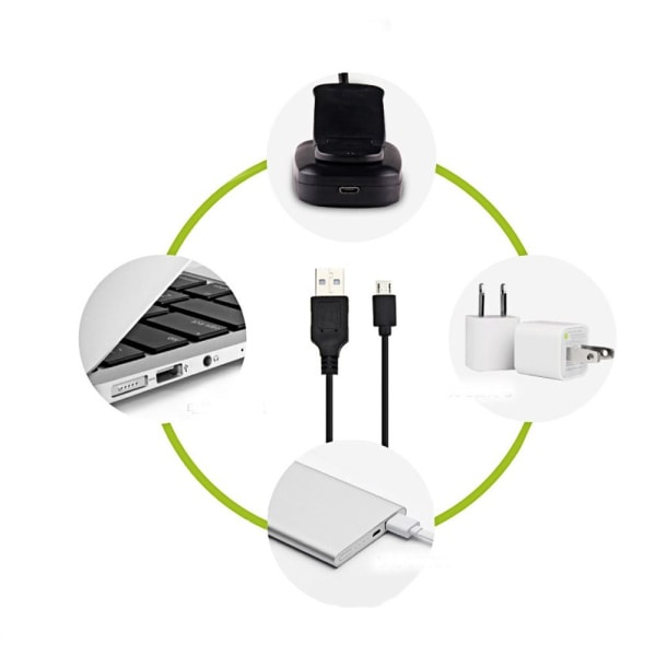 LED-kirjavalokiinnityslamppu 1 - LADATTAVA - spot-myynti 1-Rechargeable