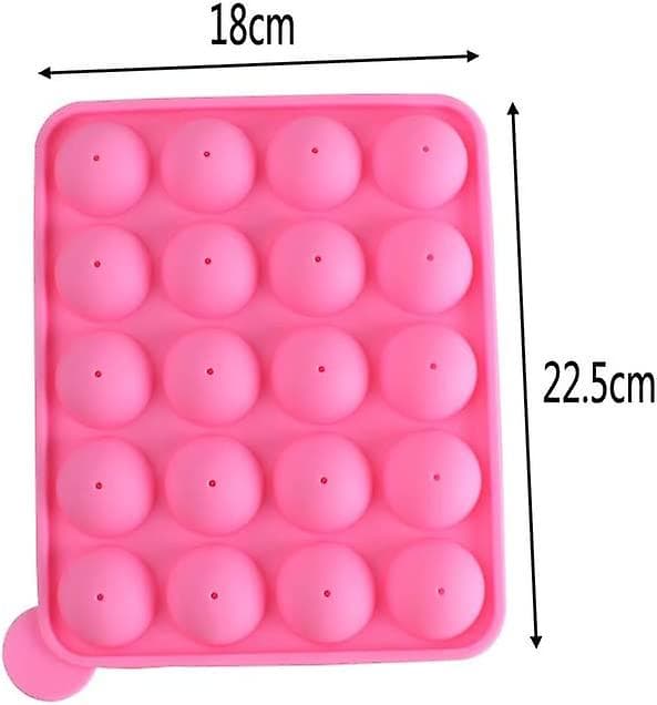 20 håligheter Silikon Cake Pop Form - high quality