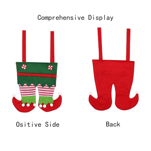 Joululahja saappaat Elf Candy laukut RED - varastossa Red