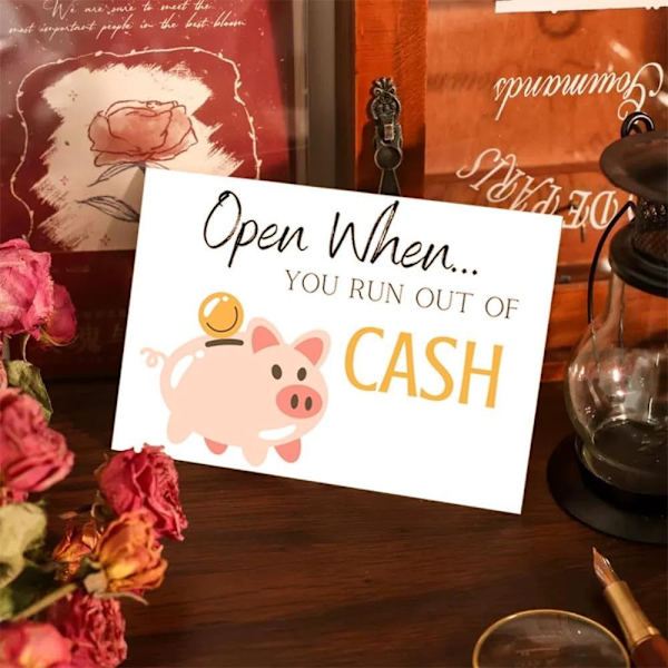 Öppna när kuvert Piggy Öppna kuvert Kit Kuvertdekoration - spot försäljning