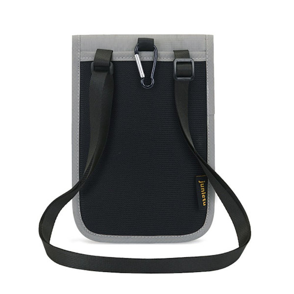 RFID Blocking Passport Bag Wallet GREY - spot-myynti gray
