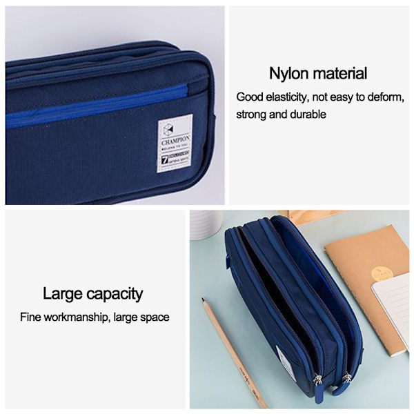 Creative Case Söta Studenter Pennfodral blå - stock blue