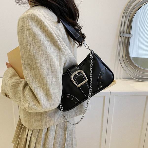Nit Axelväska Crossbody Bag KAFFE - spot sales Coffee