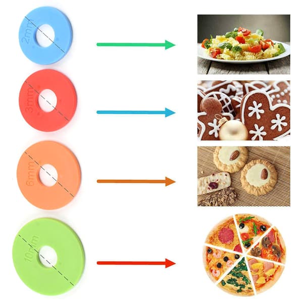 Rostfritt stål Justerbar rulltjocklek Ring Non Stick - high quality