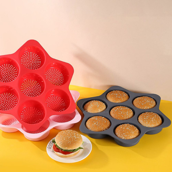 7 Cavity Hamburger Bull form - high quality