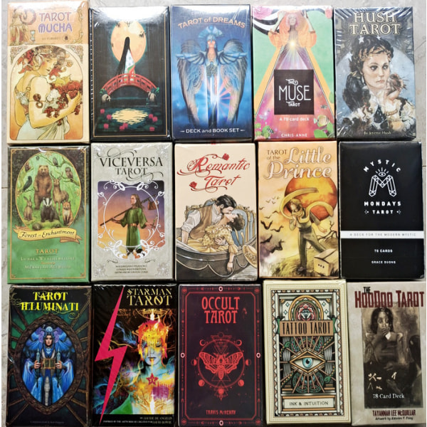 Wheel Tarot -ennustuskortti Oracle Board Solitaire - spot-myynti
