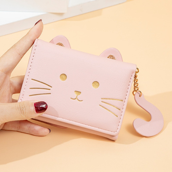 Wome Lady Wallet Zipper Wallet PINK - varastossa Pink