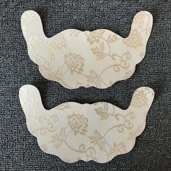 2PCS Support näkymätön rintaliivit itseliimautuva teippi peittää pasteet - spot-myynti Black B