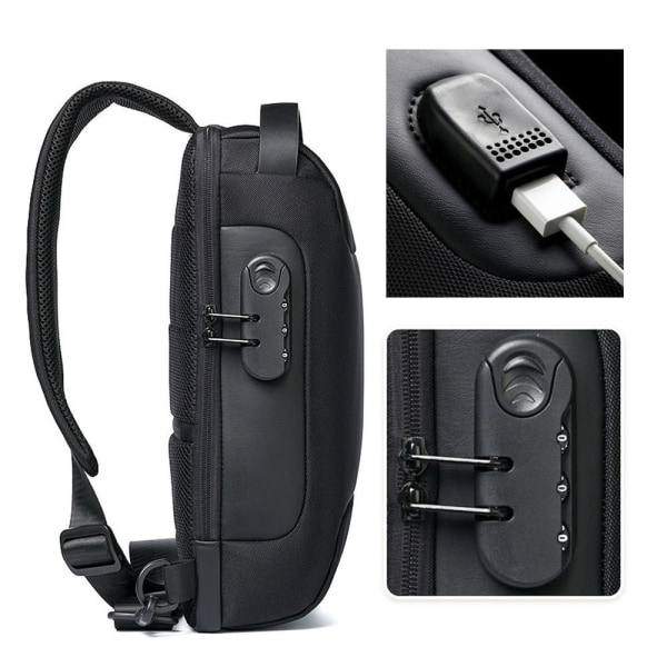 Bärbar förvaringsväska för Asus ROG Ally Game Conslole Case Crossbody-ryggsäck - high quality Black