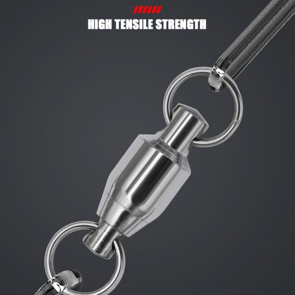 10 st Fishing Rolling Swivel Connector Heavy Duty Ball 3 - on stock 3