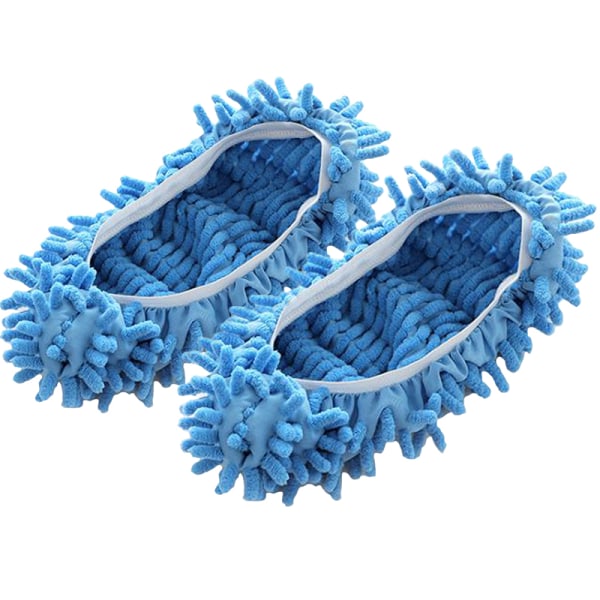 Mop Lazy Duster Sweep Floor Cleaner Tohvelit Päälliset Home Clean - paikalla myynti Blue 2 pcs