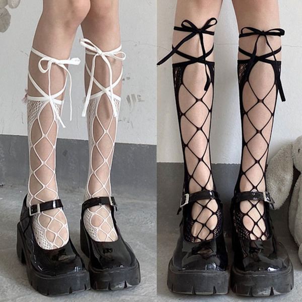 Mesh Rem Kalvstrumpor SVART 2 - stock Black 2-2