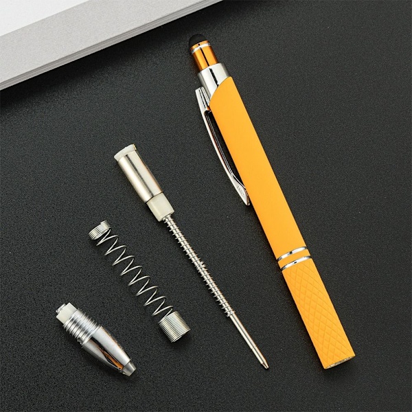 2ST Multifunktionspenna Kapacitiv Penna GUL - on stock Yellow